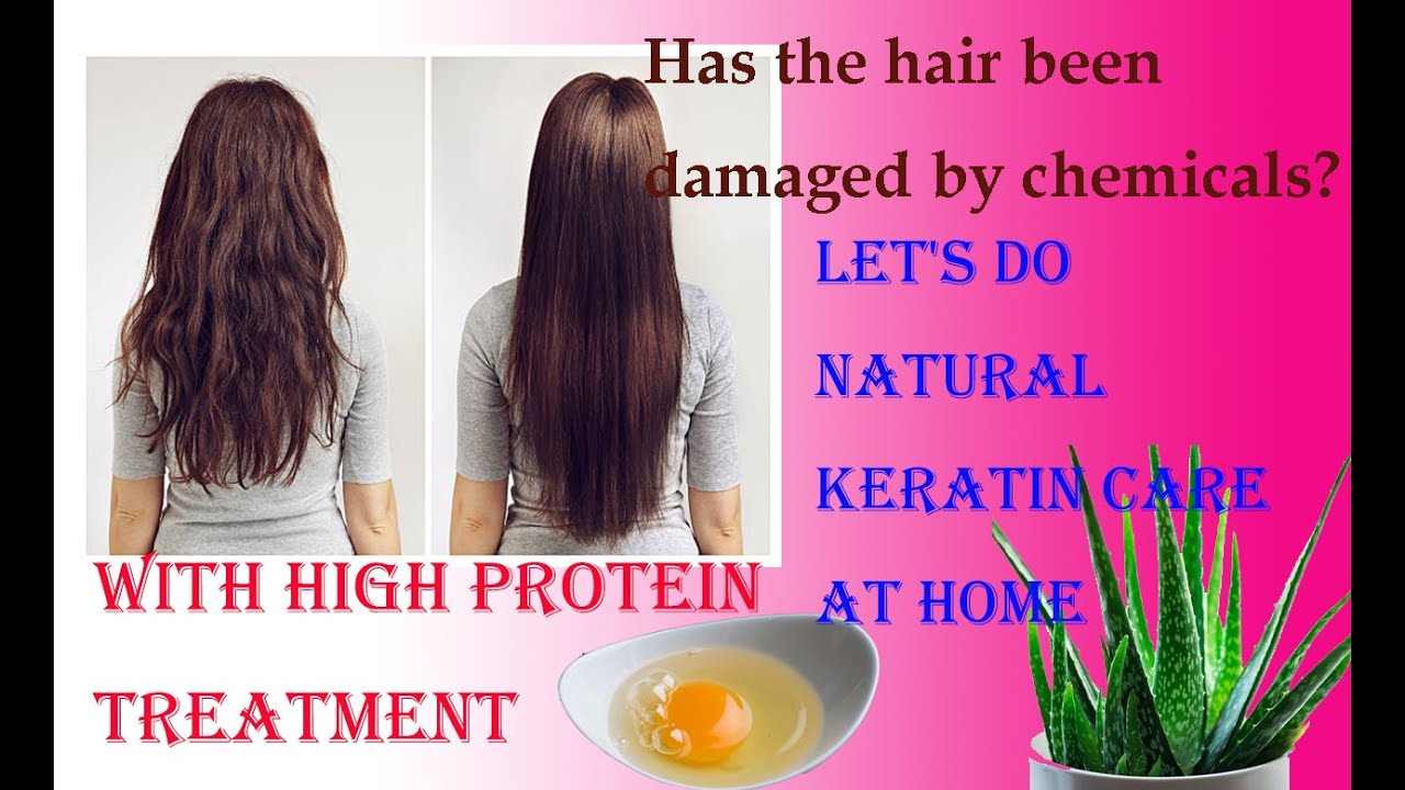 How to make a Keratin hair mask at home DIY Natural keratin treatment for shiny and smooth
