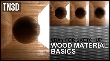 How to Create Wood Floor Material in Vray for sketchup 2.0 - Tutorial