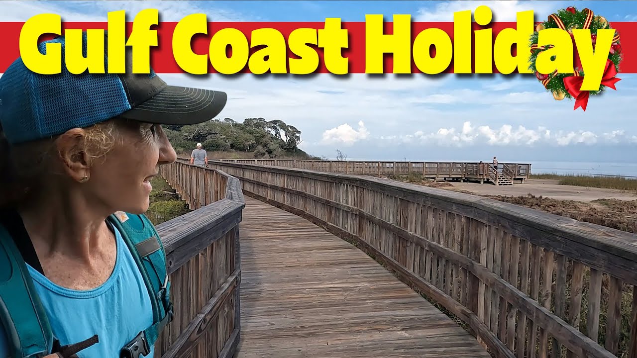 Рождество на побережье Мексиканского залива в Техасе в нашем автодоме