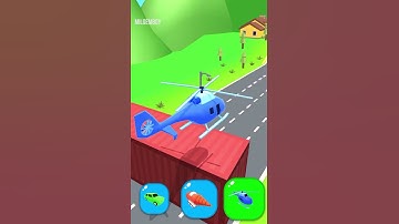 SHAPE SHIFTING 🚘🚲 🚁  shorts gameplay android level 139