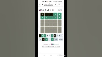 Micro Nerdle in 2 guesses - July 23, 2023