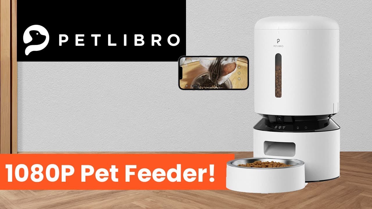 PETLIBRO Automatic Cat Feeder with Camera 1080p YouTube