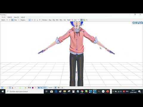 How to fix crazy arms in PMX / Semi Standard Bones plugin