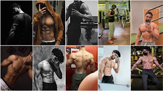 Gym hidden face pose || instagram dp || aesthetic || gym poses ||cute boy photo screenshot 4