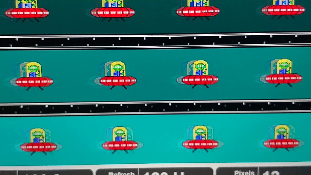 Acer XV340CK Overdrive Ghosting Demonstration OFF NORMAL EXTREME