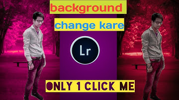 pink tone preset lightroom Mobile editing tutorial । Background change kare only 1 click me।