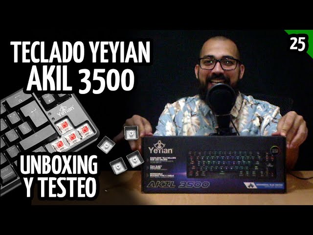 Teclado Gamer Yeyian ASWARD Series 3000 RGB, Mecánico, Switch Rojo – DOS  BITS MX