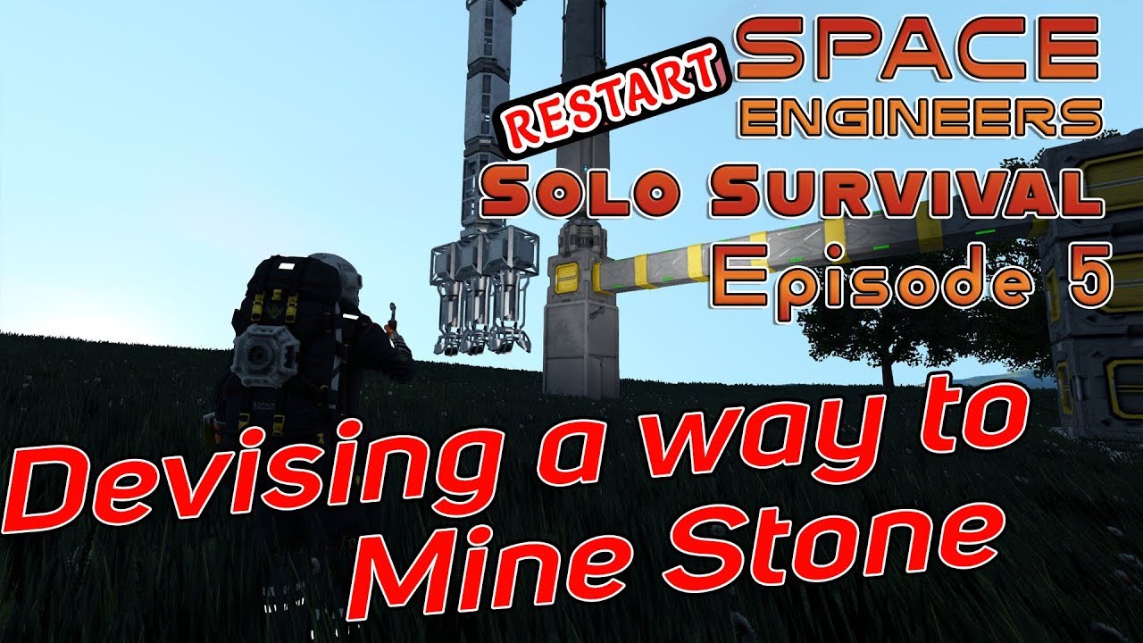 Devising a way to MINE Stone! - Ep05 - Solo Survival RESTART ...