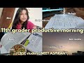 11th grader study vlog neet aspirant  4am productive routine  avika goel 