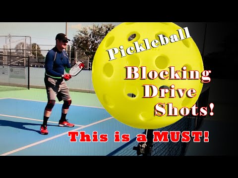 Pickleball Practice - Blocking Drive Shots