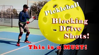 Pickleball Practice - Blocking Drive Shots