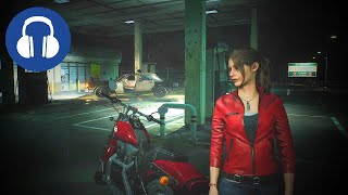 RAINY NIGHT in Raccoon City 🎧 Relaxing RESIDENT EVIL 2 Ambience | ASMR Rain Sounds