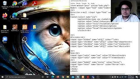Creando un formulario con HTML y PHP
