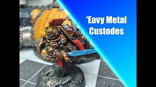 How to Paint a Custodes Blade Champion