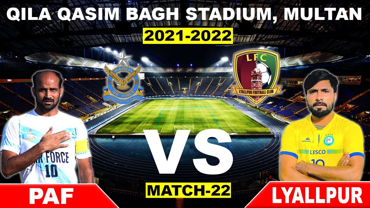 PAF FC VS LYALLPUR FC l Match-22 Multan l Pakistan Premier League l Sportseye