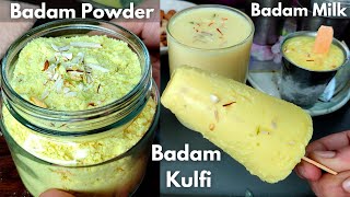 ఈ పొడితో బాదంపాలు కుల్ఫీ నిమిషాల్లో రెడీ...Badam Powder Recipe| Badam Milk recipe in telugu| Kulfi