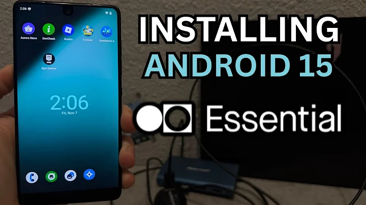 Installing Android 15 on the Essential Phone (CUSTOM ROM)