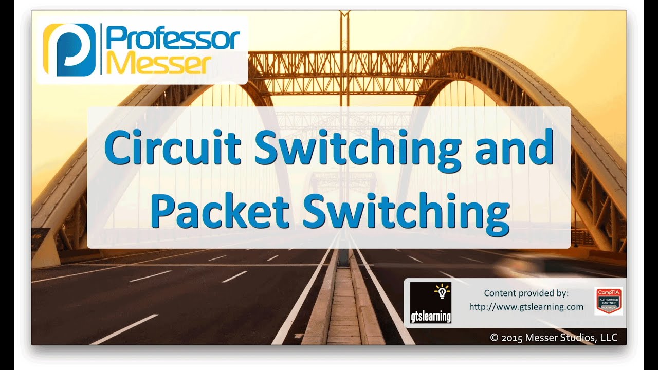 Circuit Switching and Packet Switching - CompTIA Network+ N10-006 - 1.4