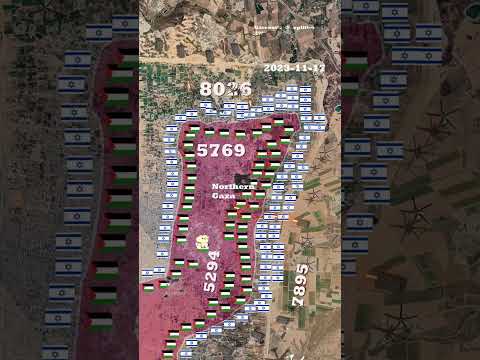 Invasion of Gaza Israeli Hamas War Mapped