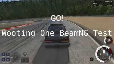 Wooting One BeamNG Test