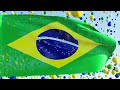Brazil National Anthem and Flag