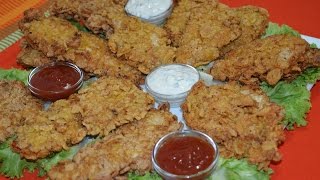 دجاج كنتاكى المقرمش كما فى المطاعم /Fried Chicken