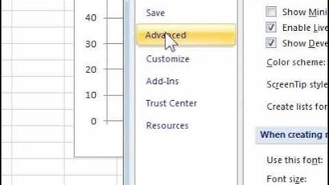 How to turn off showing scroll bars in Excel