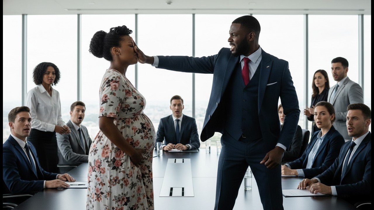 UNAWARE HIS PREGNANT WIFE WAS A SECRET TRILLIONAIRE WHO OWNED THE COMPANY, HE SLAPPED HER