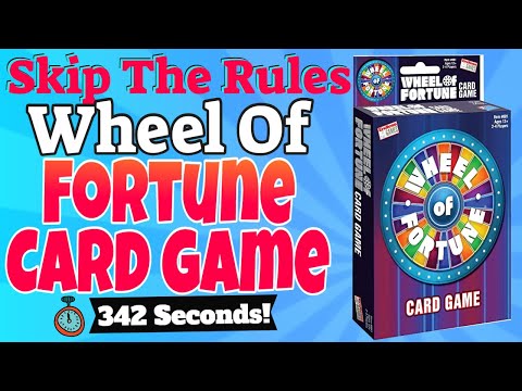 How To Play Wheel Of Fortune Card Game