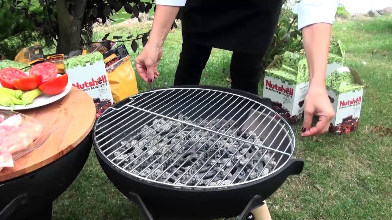 Nutshell Barbecue briquette YouTube