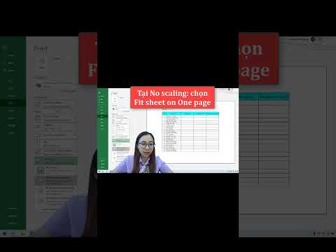 Mẹo chỉnh trang in tự động trong 1 trang giấy trong excel | Nguyễn Thị Hường mới nhất 2023