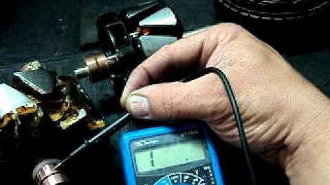 Como deve ser feito o teste dos alternadores?