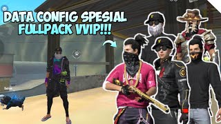 SKIN GRATIS!!! Data Config Spesial VVIP Work All Grafik 100% |Garena Free Fire Indonesia