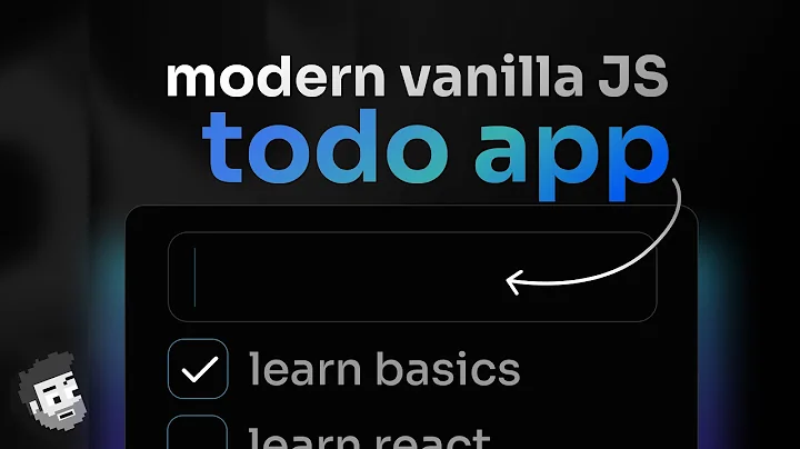 Modern JavaScript TODO app thumbnail