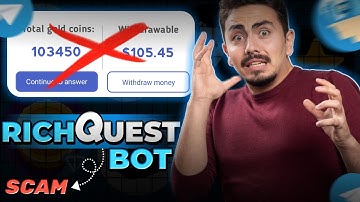 Richquest Airdrop Alert | Make Money From Airdrop | New Mining Bot Telegram 2024 | Richquestbot Fake