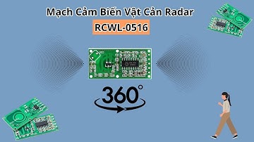 Mạch Cảm Biến Vật Cản Radar RCWL-0516| VDO00040 | Điện tử DAT