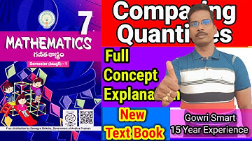 7th Class Maths(2024-25) New Syllabus|| Chapter-7||Comparing Quantities  Full Concept|| Must Watch