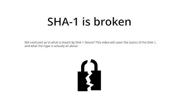 SHA-1 Shattered: Overview of SHA-1, How and Why It Broke