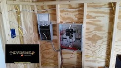 OFF Grid Solar Power And Grid Power Wiring A Tiny House / Playhouse Project  Part 1  With KVUSMC