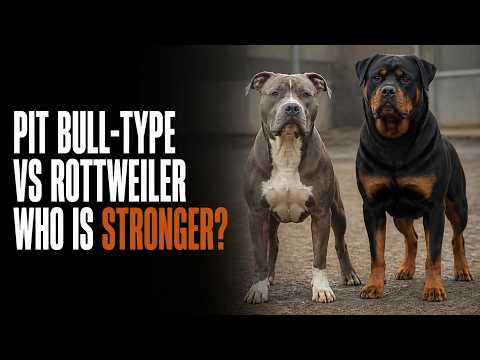 Pit Bull-Type vs Rottweiler: Who Is Stronger? | Strength Scorecard