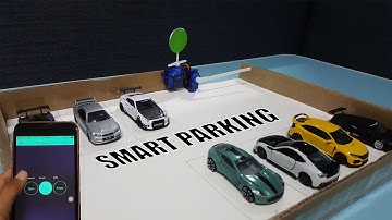 Smart Parking System Controlled by Blynk App on Arduino #arduinoproject #iot