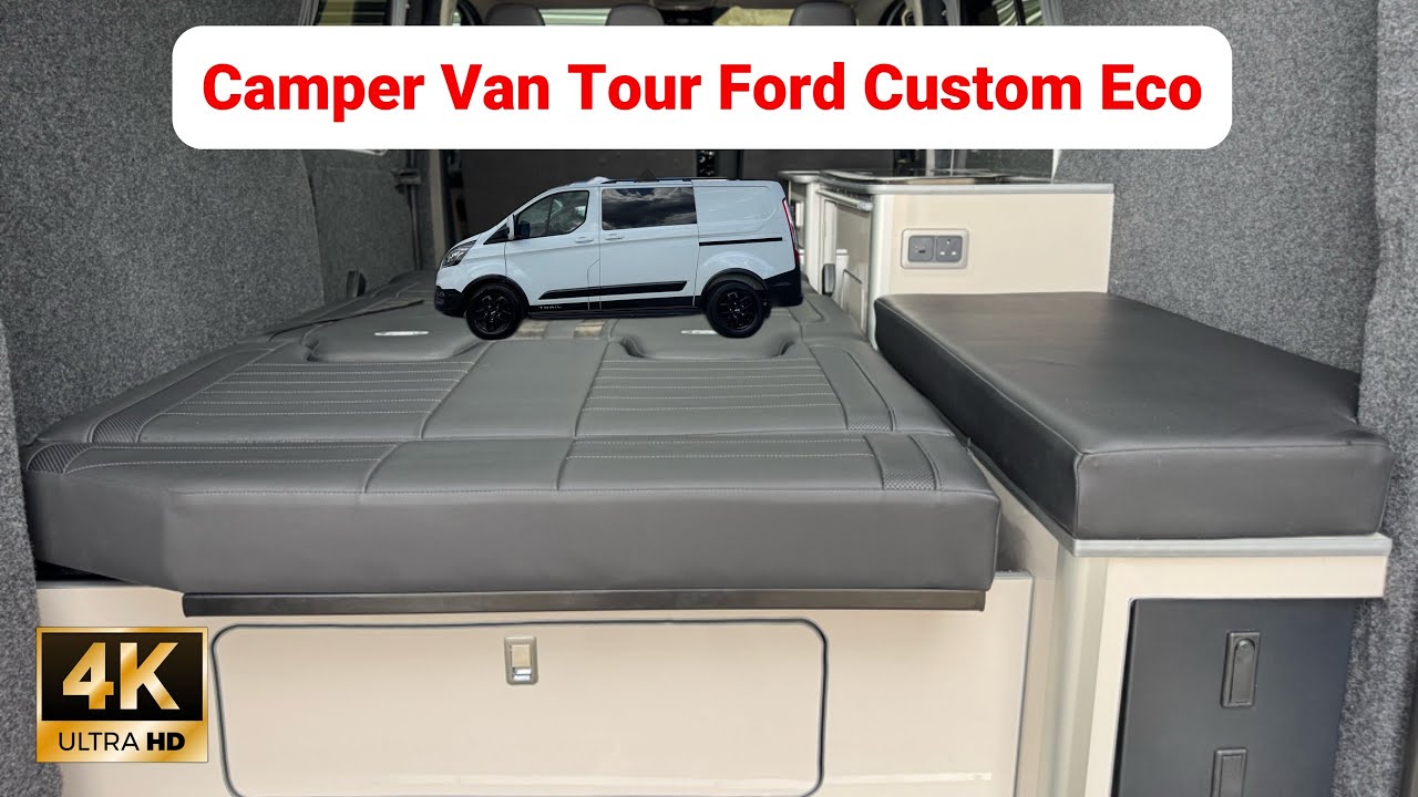 Ford Transit Custom Camper Van Conversion - Rock n Roll Bed - Luxury On Wheels ⭐