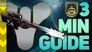WHISPER GM CONQUEST // 3-Minute Complete Guide #destiny2  #builds  #walkthrough #grandmaster