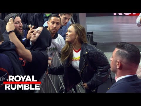 Ronda Rousey returns to ringside after Royal Rumble 2018 goes off the air: Exclusive, Jan. 28, 2018