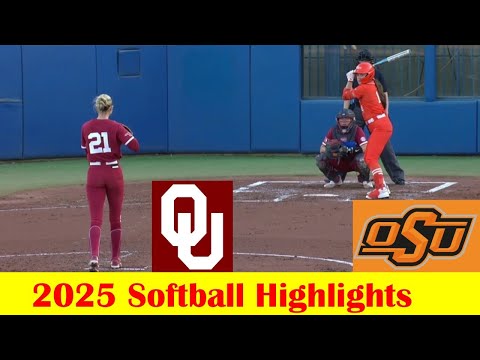 #18 Oklahoma State vs #2 Oklahoma Softball Game Highlights 4 9 2025