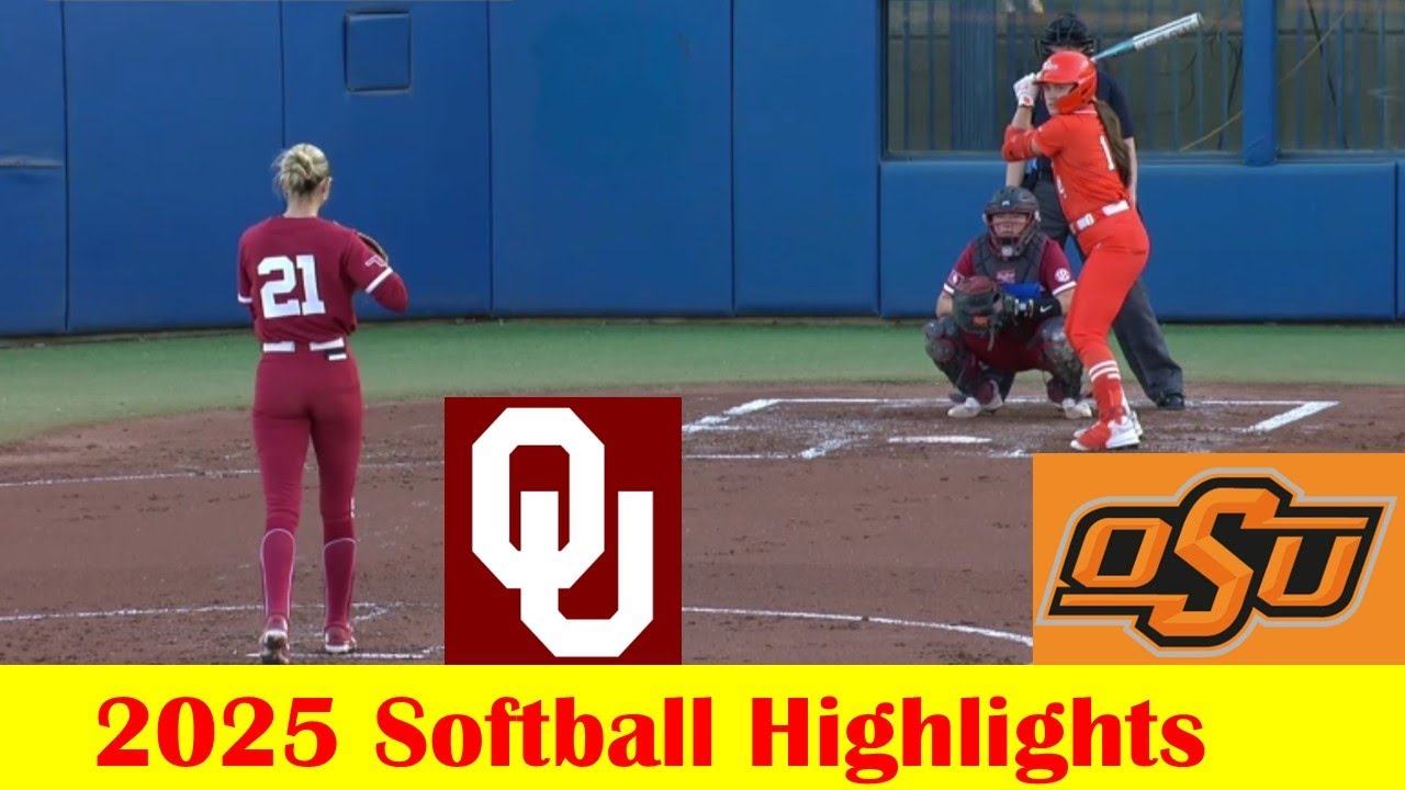#18 Oklahoma State vs #2 Oklahoma Softball Game Highlights 4 9 2025