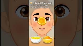 “Natural Glow Up Secret ✨ | Honey &amp; Curd Face Pack 😍