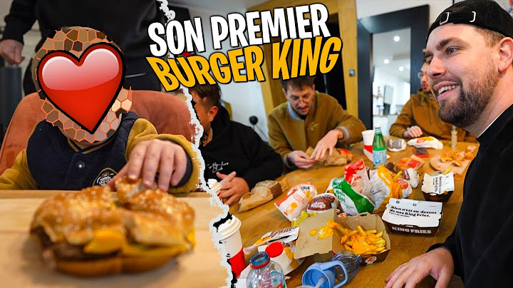 Le premier Burger King de MJ avec tous ses Tontons ! (il grandit trop vite)