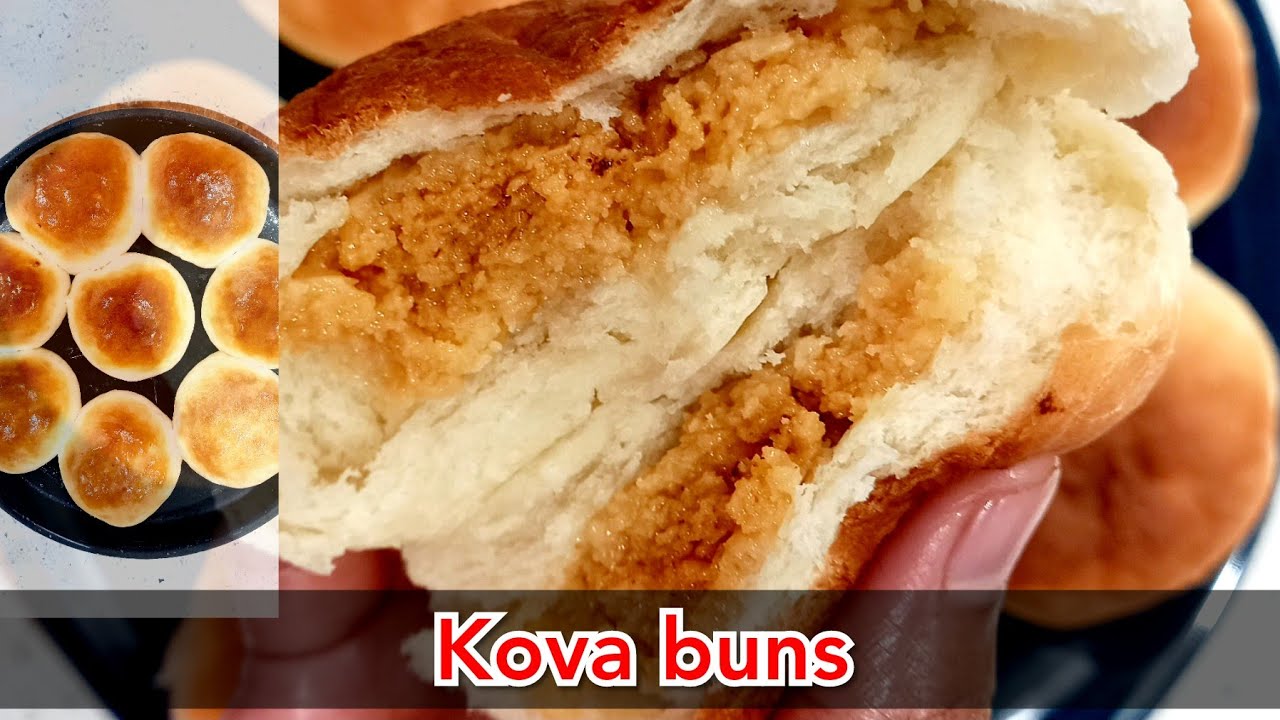 Sweet కోవా buns/sweet kova buns/how to make kova buns /cream buns