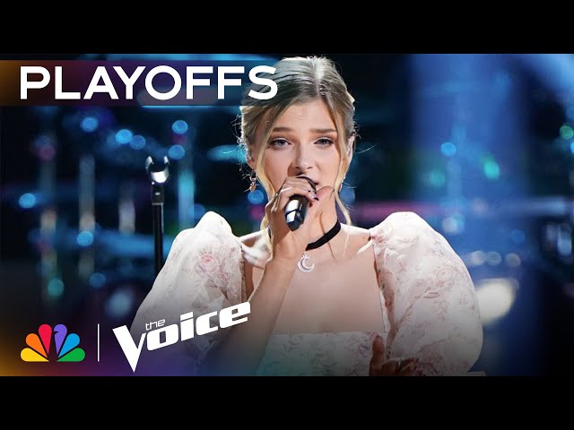 Zoe Levert Gives a SOUL-STIRRING Performance of Iris | The Voice Playoffs | NBC class=